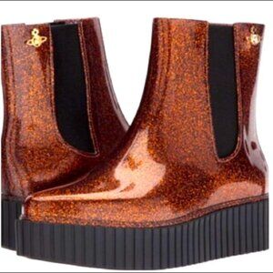 Vivienne Westwood x Melissa Platform Heel Chelsea Boots